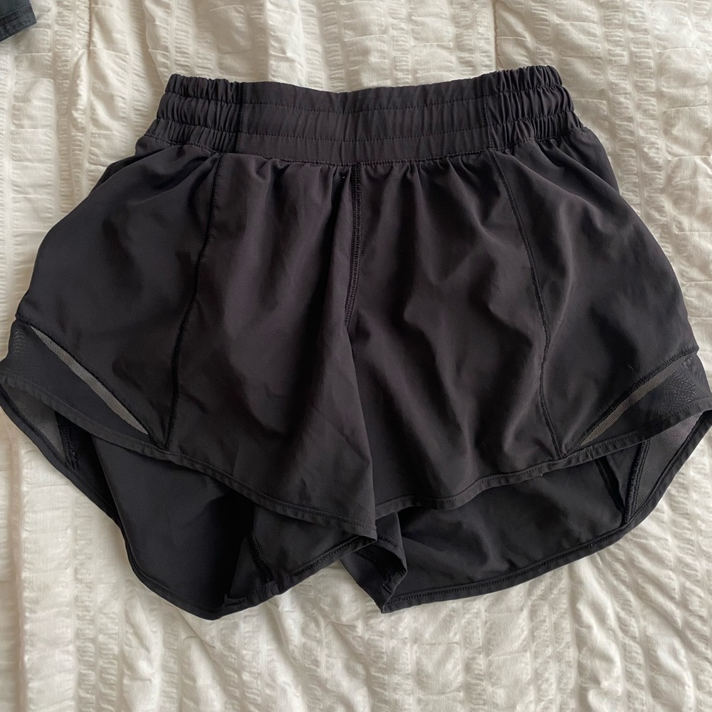 Lululemon running shorts size 4 Black